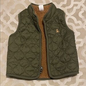 Gap baby Olive Green Quilted Kids Vest
